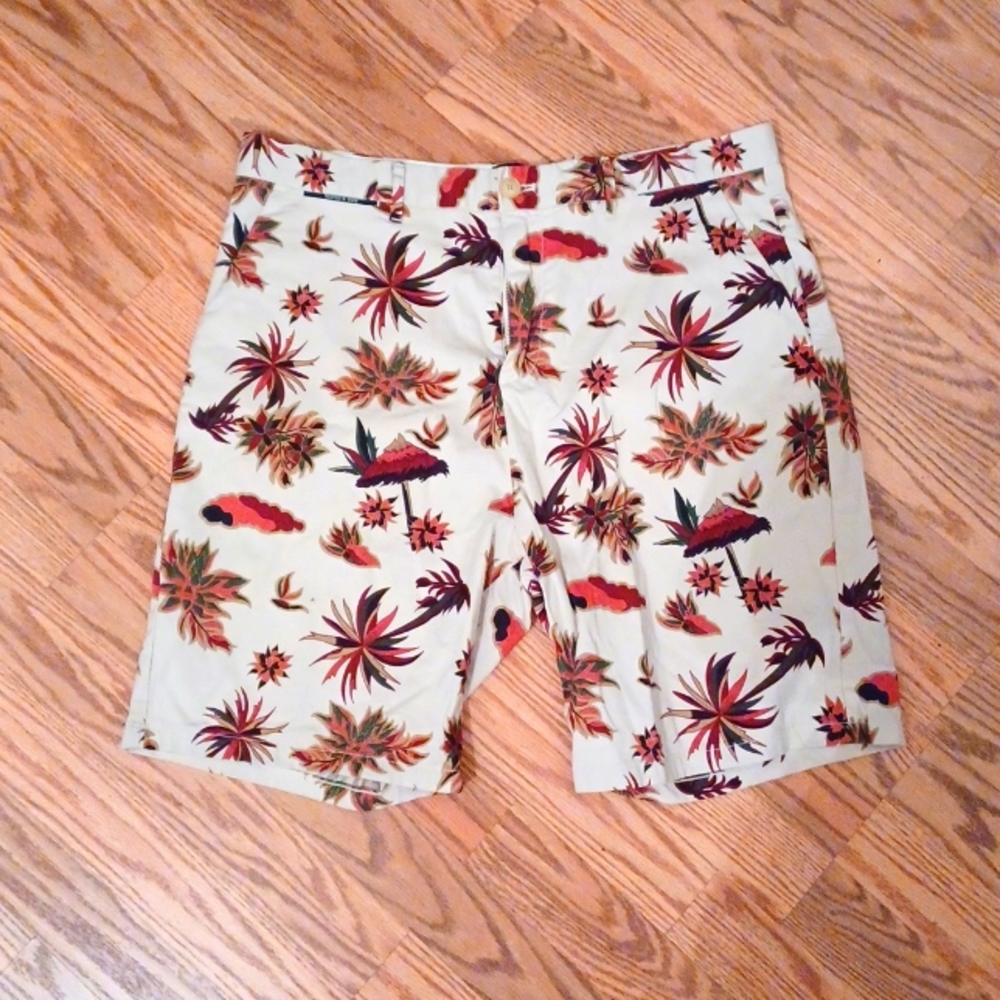 Scotch And soda men's shorts Amsterdam couture 33w  size 33 aloha Tuesdays plant